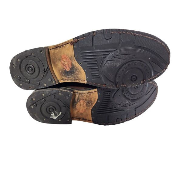 Harley-Davidson Darrol Mens Size 12 M Motorcycle Boots Brown Leather D93192 - Picture 7 of 8